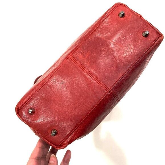 HOBO Red Leather Shoulder Bag - Picture 4 of 11